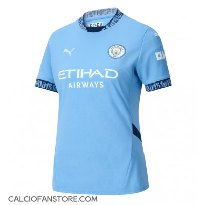 Maglia Calcio Manchester City Manuel Akanji #25 Prima Divisa Donna 2024-25 Manica Corta Maglia Calcio Manchester City Manuel Akanji #25 Prima Divisa Donna 2024-25 Manica Corta